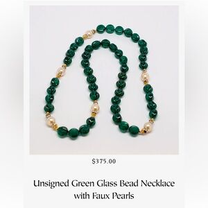 Glass beats and Pearl necklace